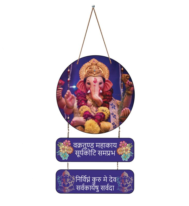 Ganesha Wall Hanging Antique Ganpati Statue for Home Entrance Temple décor Puja Home Ganesha Decorations